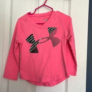 Under Armour Girls 2T Pink Long-Sleeve shirt